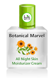 All-in-one night organic botanical moisturizer treatment works while you sleep